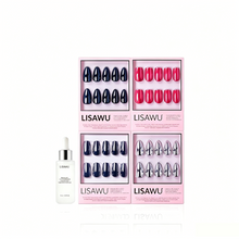 Neon Noir metallic chrome press-on nail bundle