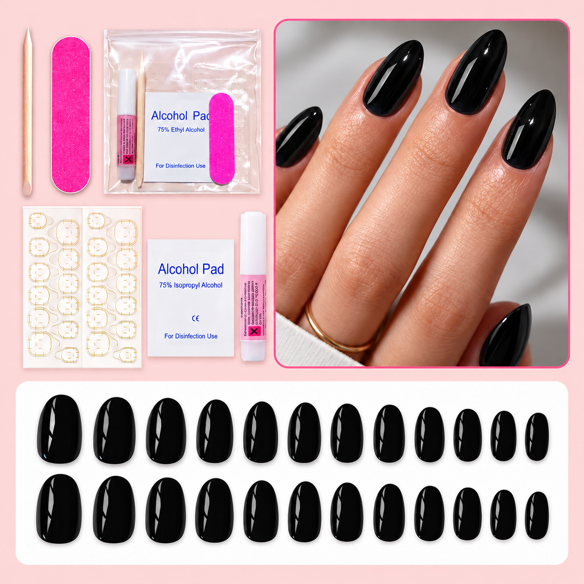 Boba – 24-Piece Press-On Nail Set