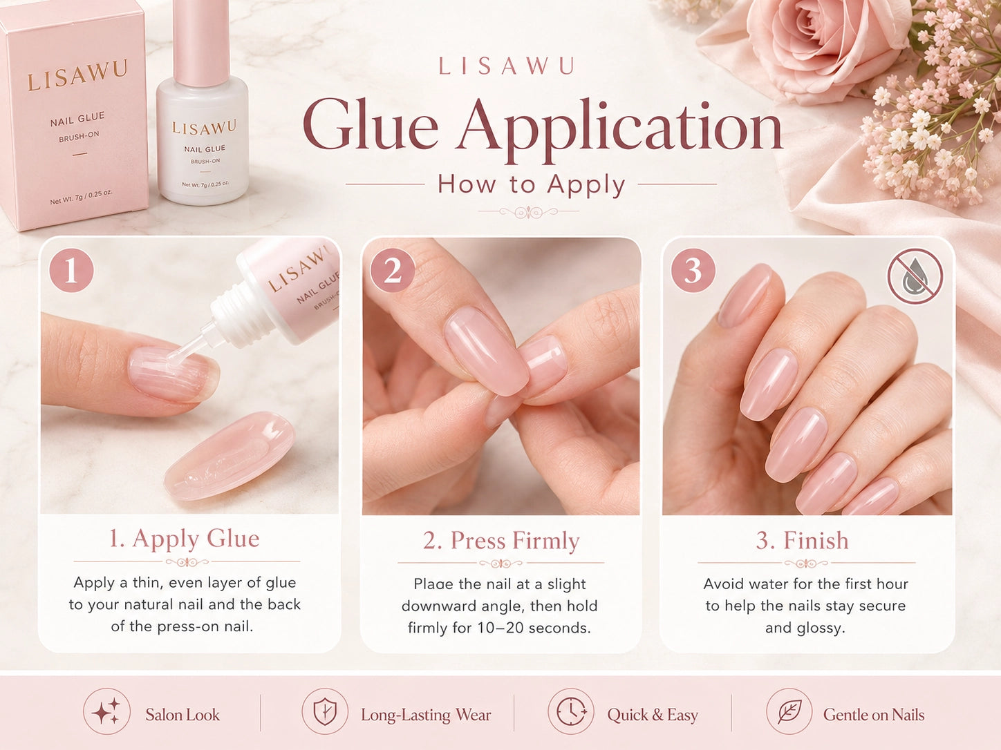 LISAWU Glue Application