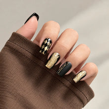 Pearl Ink press-on nails detail image