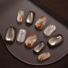 Hazelnut Molten Gold Short Square