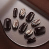 Mocha Marble Short Square