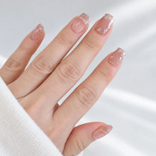 Floral Bloom press-on nails detail image