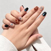 Brocade Blue Haze Press-On Nails – Short Square
