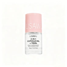 2-in-1 Cuticle Oil press-on nails with velvet finish
