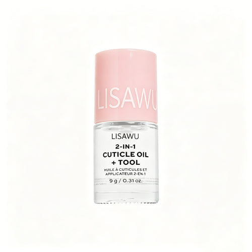 2-in-1 Cuticle Oil press-on nails with velvet finish