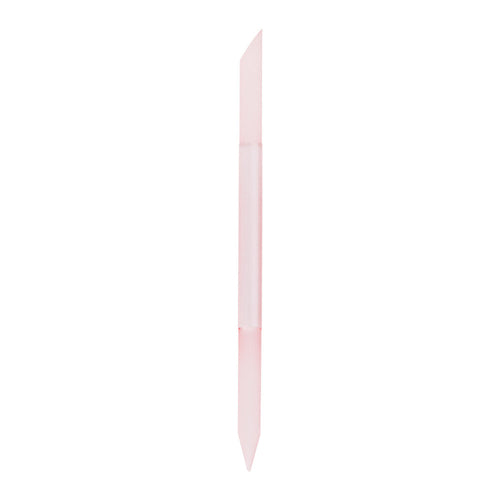 2-in-1 Cuticle Pusher press-on nail design - velvet style detail