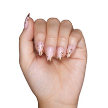 24K press-on nail design - patterns style detail