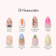 Lisawu 3D Souvenirs press-on nail bundle style selection