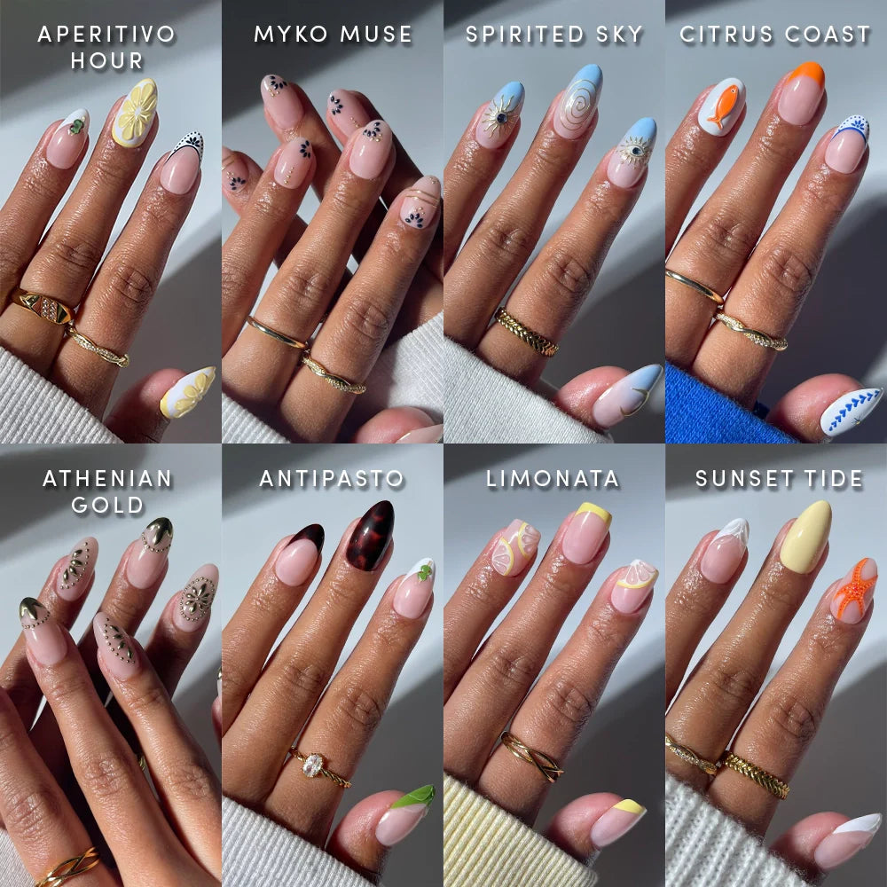 Lisawu 3D Souvenirs press-on nail bundle manicure lifestyle photo