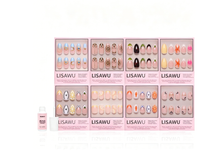 3D Souvenirs press-on nails in blue shade