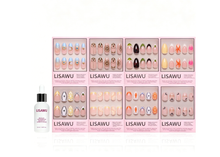 3D Souvenirs press-on nails in gold shade