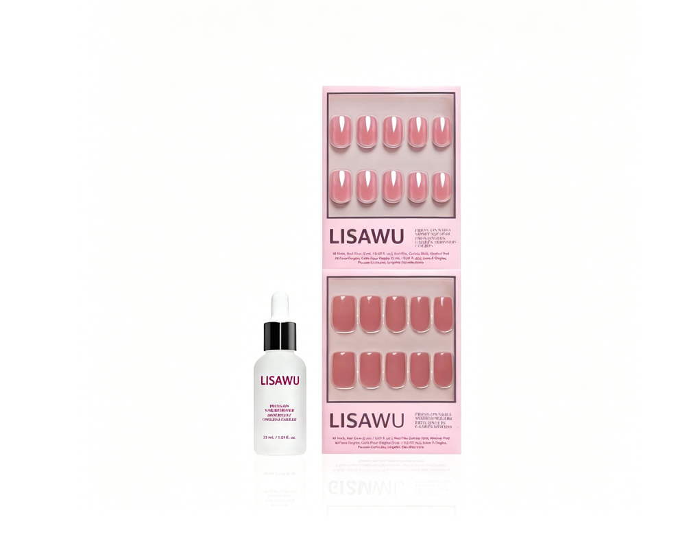 All Mauve Everything press-on nails product shot