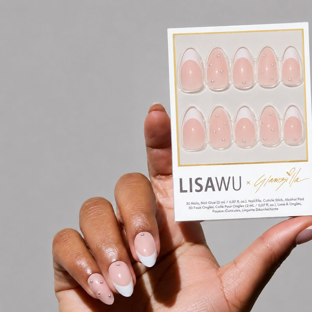 ALWAYS & FOREVER press-on nails in white shade