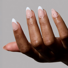 ALWAYS & FOREVER press-on nails - almond shape, short length