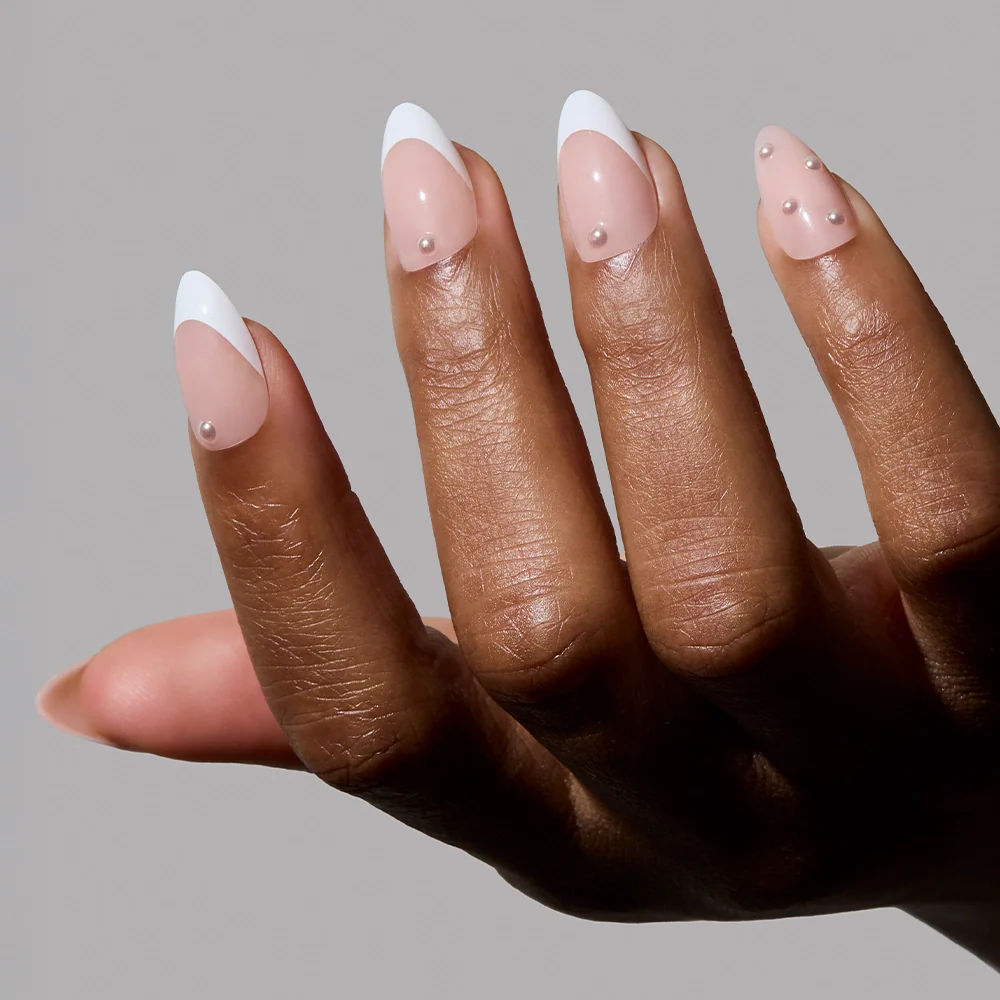 ALWAYS & FOREVER press-on nails - almond shape, short length