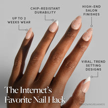 ALWAYS & FOREVER press-on nail design - accent nail style detail