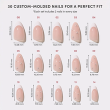 ALWAYS & FOREVER press-on nail bundle - full set view