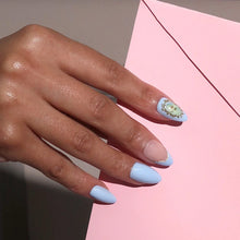 Angel in Blue press-on nail bundle - full set view