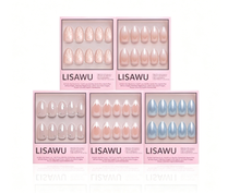Ann's Bridal Edit press-on nails in blue shade