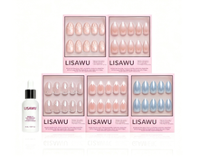 Ann's Bridal Edit press-on nails in white shade