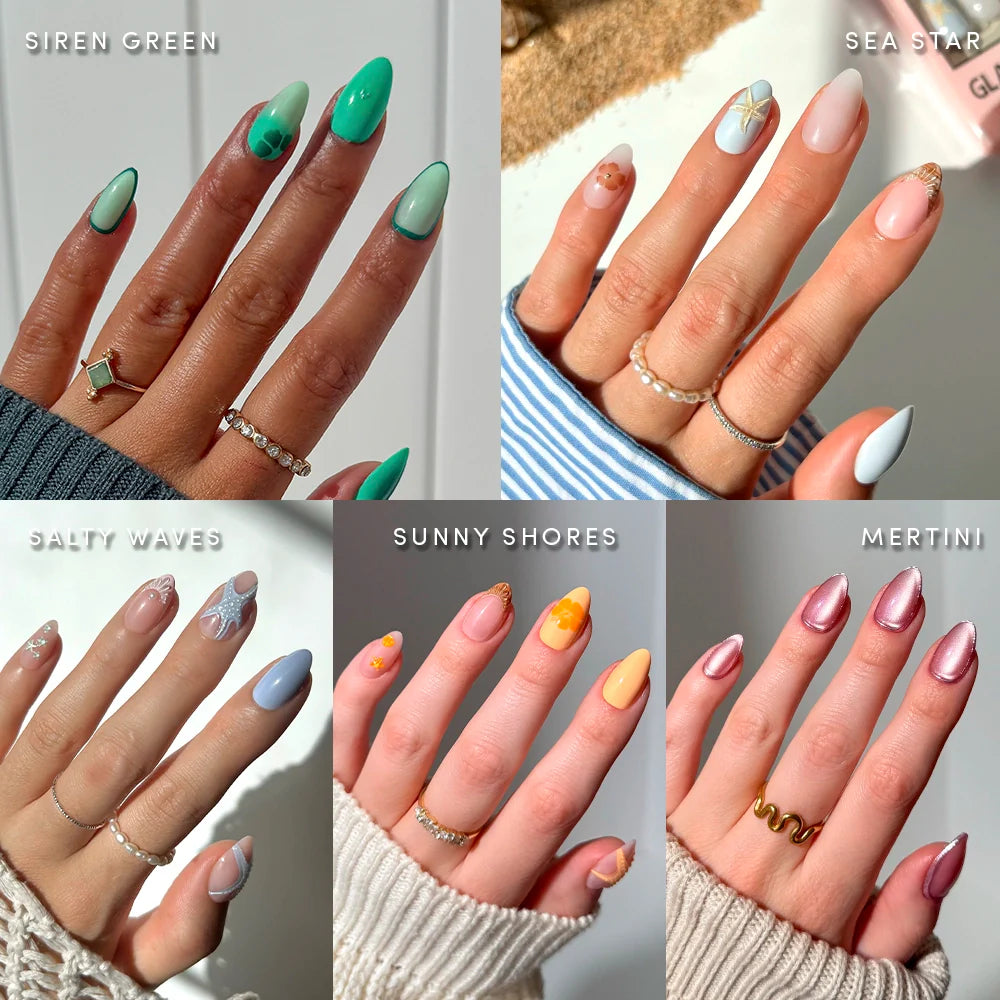 Lisawu Ann鈥檚 Cove press-on nail bundle manicure lifestyle photo