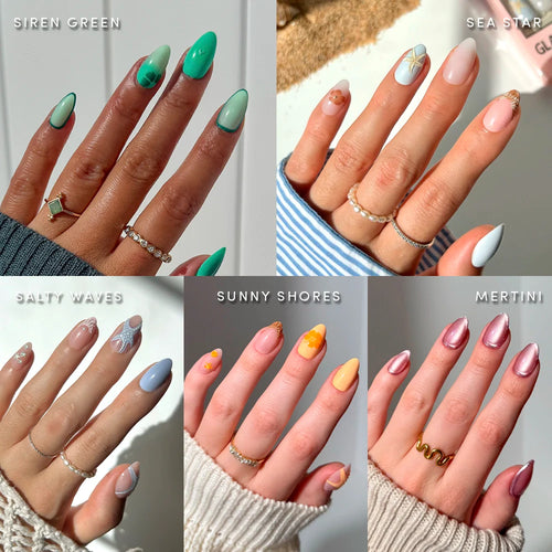 Lisawu Ann鈥檚 Cove press-on nail bundle manicure lifestyle photo