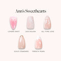 Lisawu Ann's Sweethearts press-on nail bundle style selection