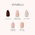 Lisawu ANNZILLA press-on nail bundle style selection