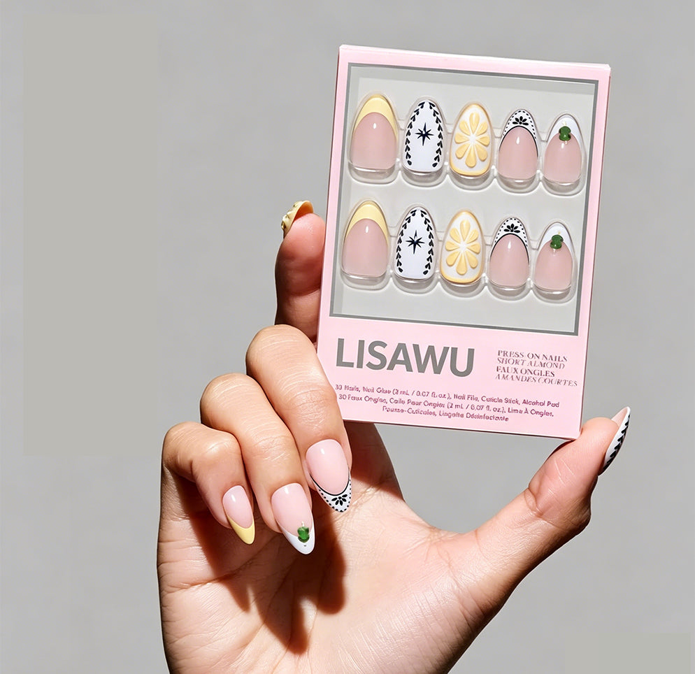 Aperitivo Hour press-on nails in nude shade