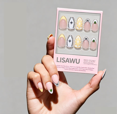 Aperitivo Hour press-on nails in nude shade