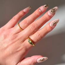 Athenian Gold press-on nails in gold shade