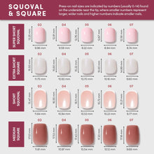 Bailey press-on nails with glazed finish