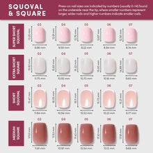Bailey press-on nails with glazed finish