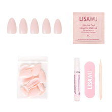 Ballet Pink press-on nails with glossy finish