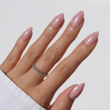 Barely Spotted press-on nails in pink shade
