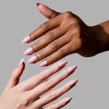 Barely Spotted press-on nails with glazed finish