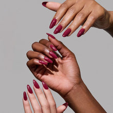 Berry Tempted press-on nails with glossy finish
