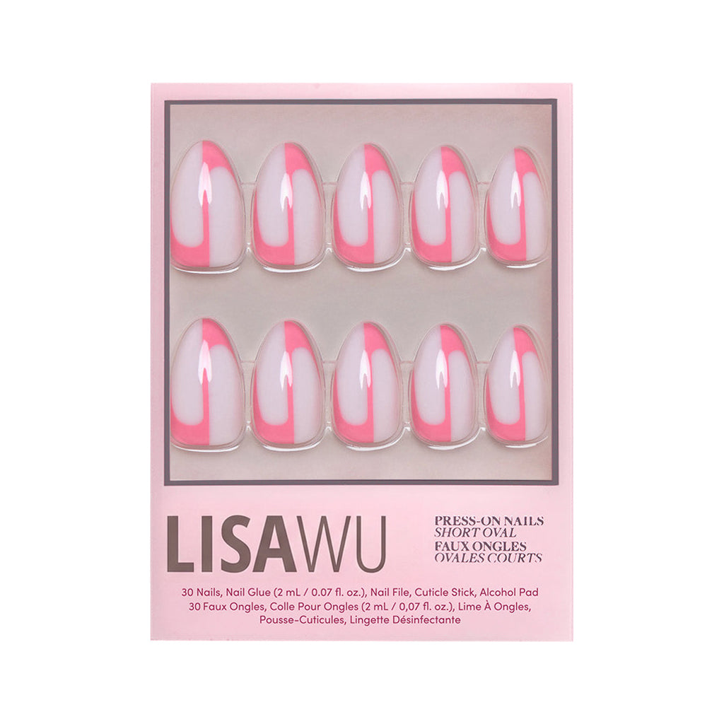 Better Half press-on nails in white shade