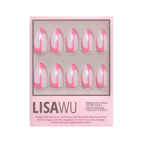 Better Half press-on nails in white shade