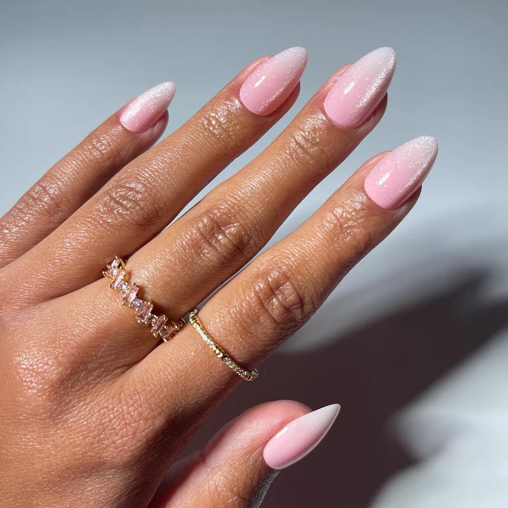 BIG BUNNY ENERGY press-on nails in pink shade