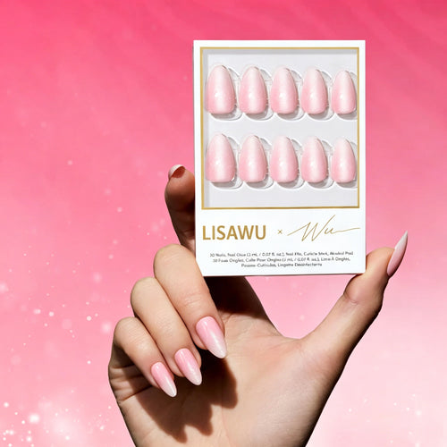 BIG BUNNY ENERGY press-on nails with glossy finish