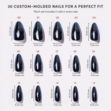 Black Metal press-on nails product detail