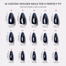 Black Metal press-on nails product detail