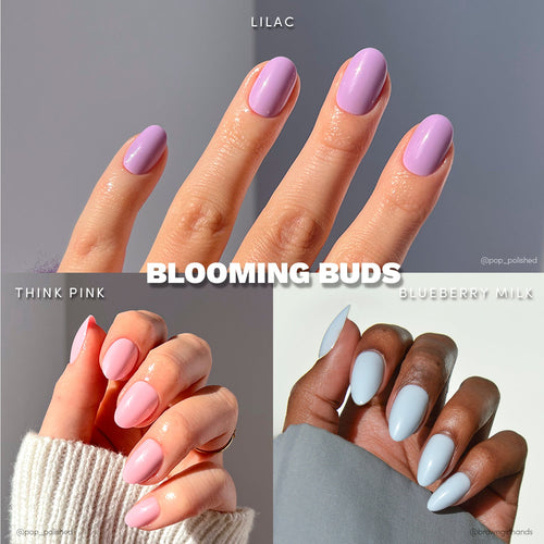 Lisawu Blooming Buds press-on nail bundle manicure lifestyle photo