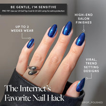 Blue Steel press-on nails product detail
