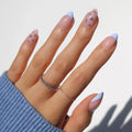 Bluebelle press-on nails in blue shade