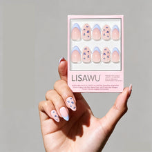 Bluebelle press-on nails in nude shade