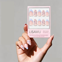 Bluebelle press-on nails in nude shade