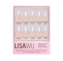 Blueberry Icing press-on nails with glazed finish